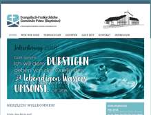 Tablet Screenshot of christuskirche-peine.de